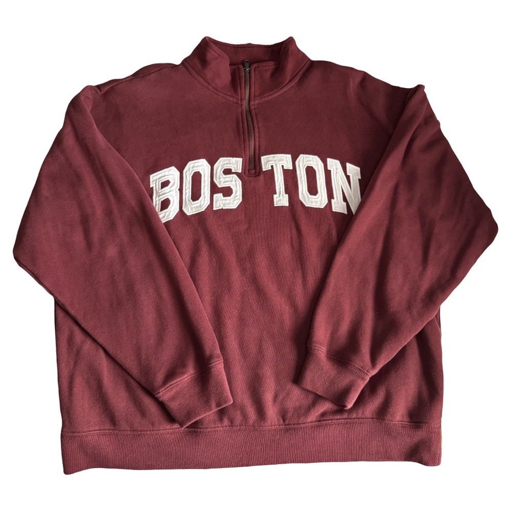Women’s Maroon Boston Sweater